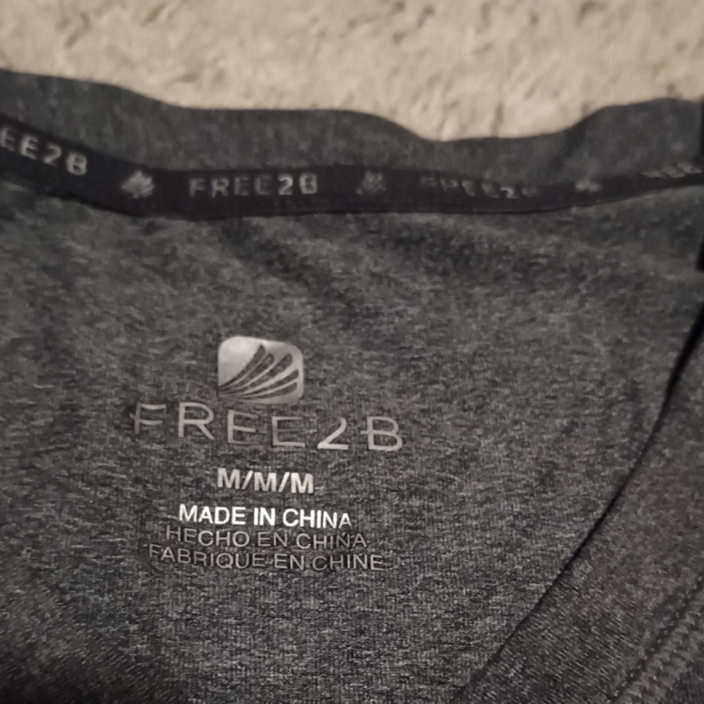 Free2B Black T-Shirt And Free2b Grey Shirt